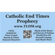 "Catholic End Times Prophecy" Card
